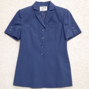 Kasper ASL Petite Blue Skirt Suit, Size 2P